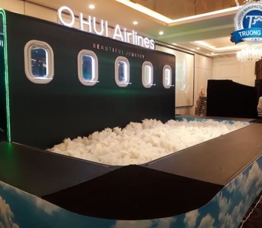 Băng tải PVC sân bay